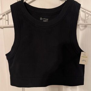 Black Women's Crop Top